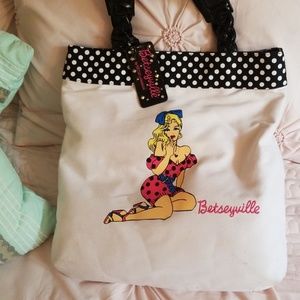 Betsy Johnson tote bag